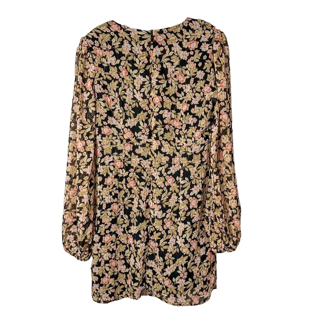 NEW w tags Nasty Gal Nothin Bud Love Floral Fitted Mini Dress Size 10, MSRP $105 - Picture 12 of 15
